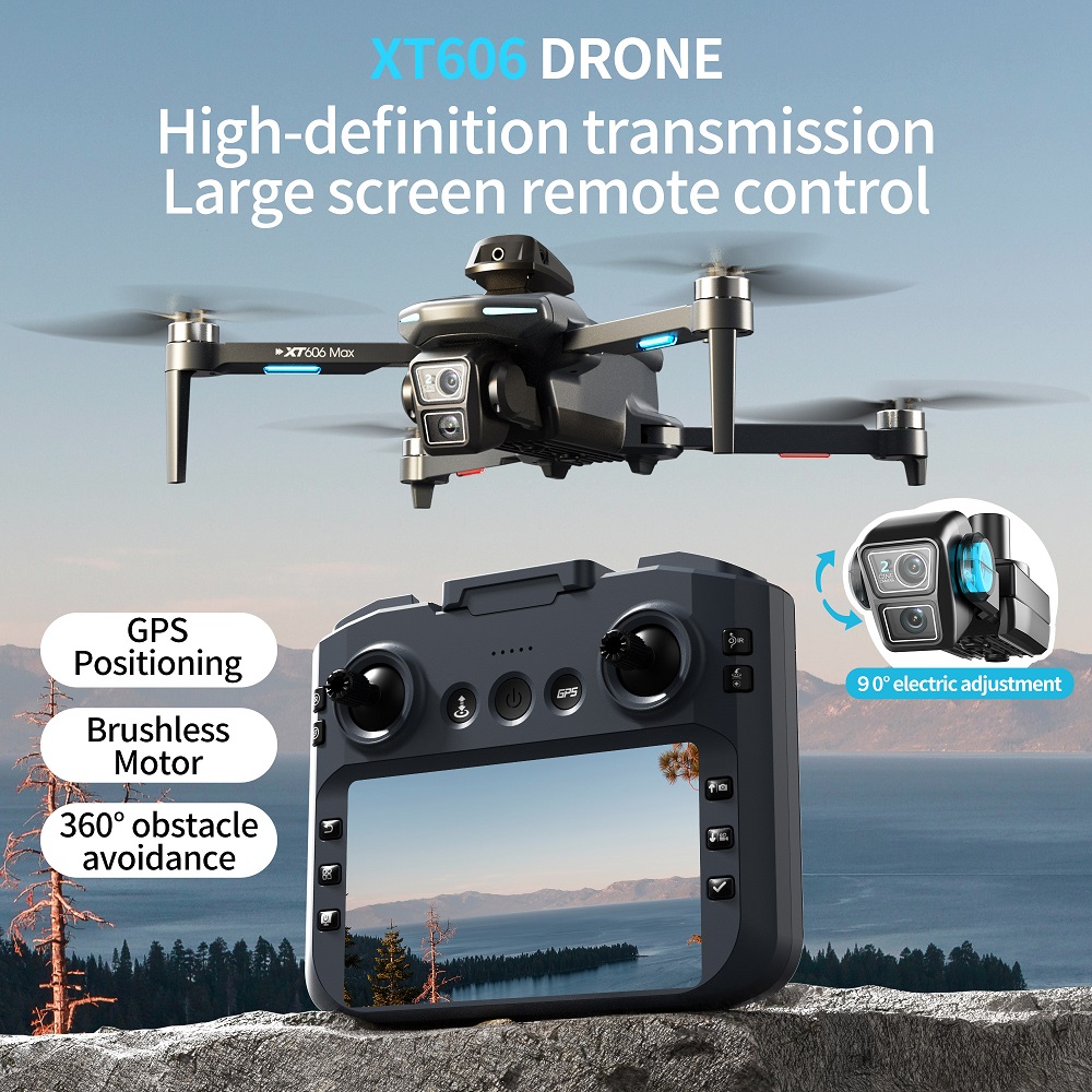 Дрон XT606 MAX 3 с аккумулятор – обзор и цена Jjrc Drone X12