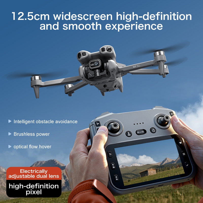 Мини-дрон GT50 с двумя камерам – обзор и цена Jjrc Drone X12